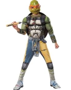 Michaelangelo Deluxe Teenage Mutant Ninja Turtles 2 Kostyme Gutt