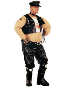 Man's Stocky Biker Costume