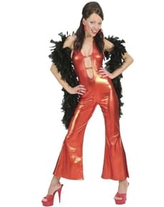 Woman's Red Disco Beauty Costume