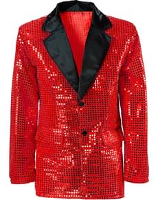 Man's Red Sequinned Jacket