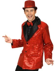 Man's Red Sequinned Jacket