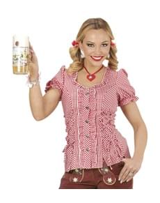 Woman's Plus Size Checked Oktoberfest Shirt