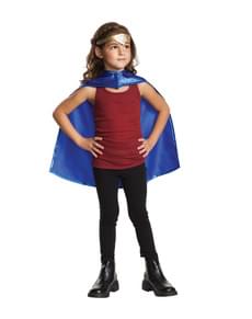 Girl's Wonderwoman Tiara and Cape Kit