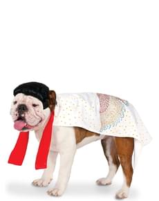 Dog's Elvis Toupee Costume