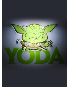 Dekorative Lampe 3D Yoda Cartoon