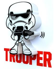 Lampada da muro 3D Stormtrooper cartoon Star Wars
