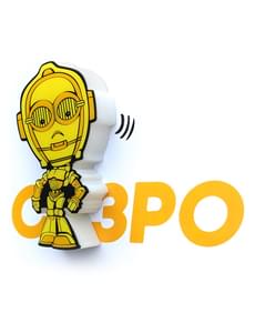 3D Dekorasjonslampe C3P0 Tegneseriefigur