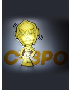 Lampada da muro 3D C3PO cartoon Star Wars