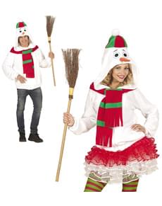 Adult's Plus Size Warm Snowman Jacket