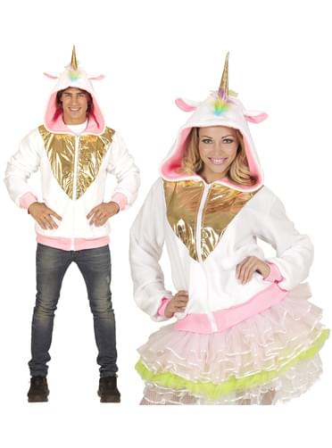 Einhorn Jacke mehrfarbig für Erwachsene