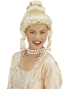Parrucca bionda d'epoca per donna