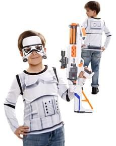 Maglietta Stormtrooper iperrealistica per bambino