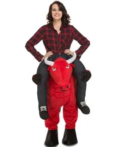 Stier Ride On Kostüm für Erwachsene