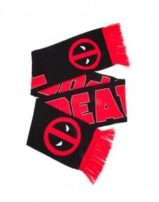 Deadpool Scarf with Classic Logo and Face