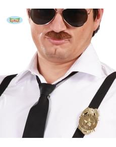 Polizei-Abzeichen gold-metallisch