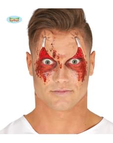 Latex-Prothese festgeheftete Augenlider