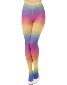Hippie Strumpfhose bunt für Damen