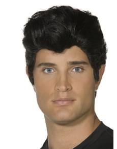 Perruque de Danny de Grease, brune
