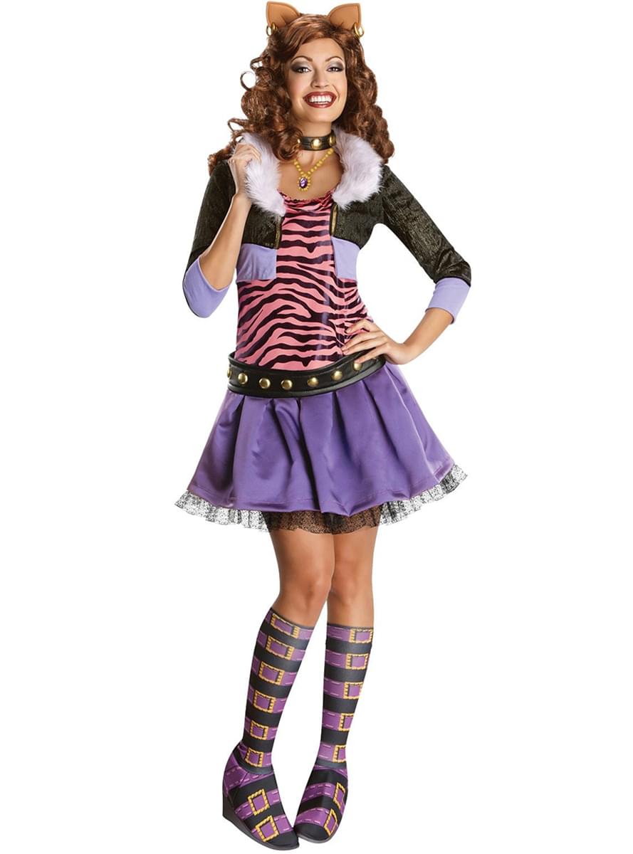 Kostüm Clawdeen Wolf aus Monster High für Erwachsene Funidelia